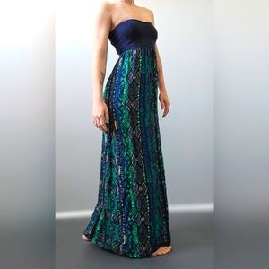 Patterned maxi dress